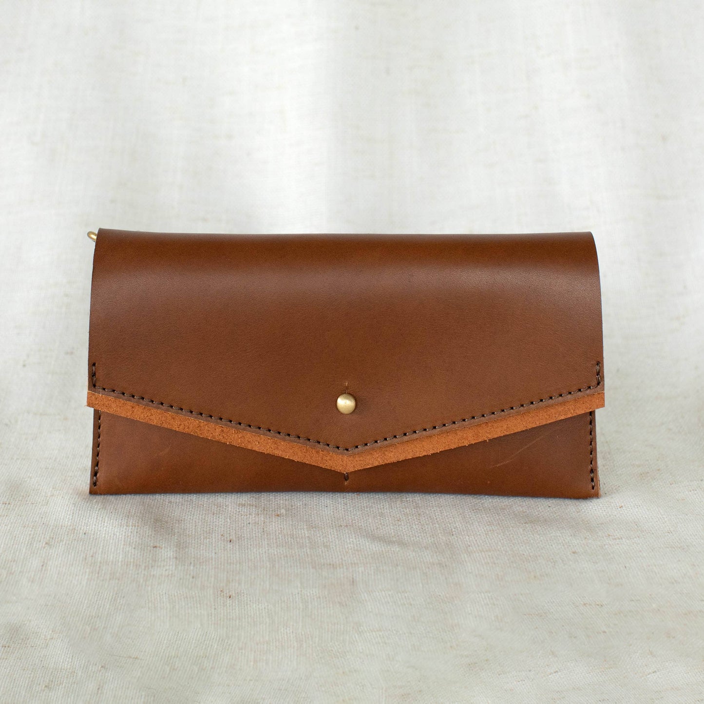 Mini Wallet in Chestnut