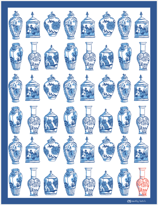 Well Versed Double-Sided Tea Towel