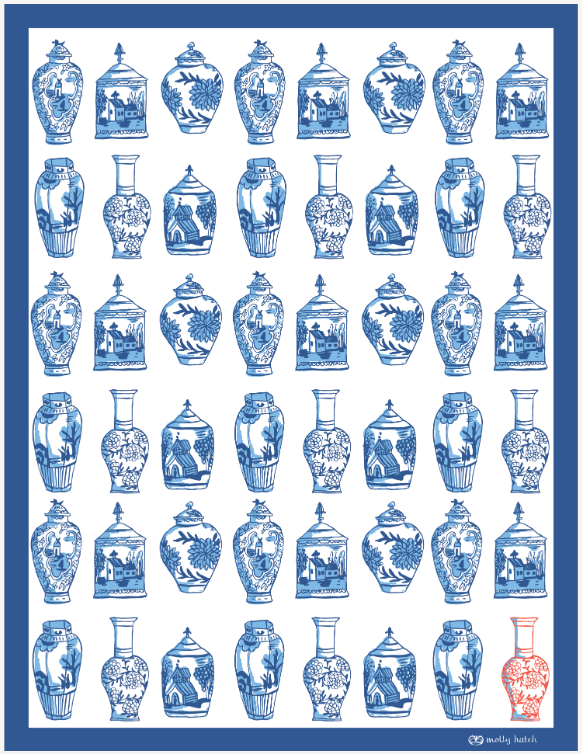 Well Versed Double-Sided Tea Towel