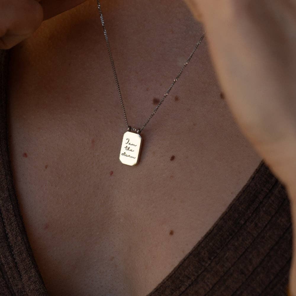 I Am The Storm Necklace in Silver