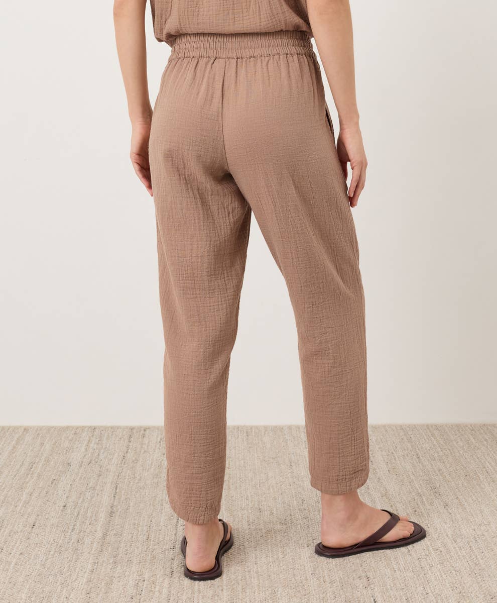 Women's Coastal Double Gauze Tapered Pull-On Pant