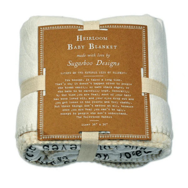 The Velveteen Rabbit Heirloom Baby Blanket