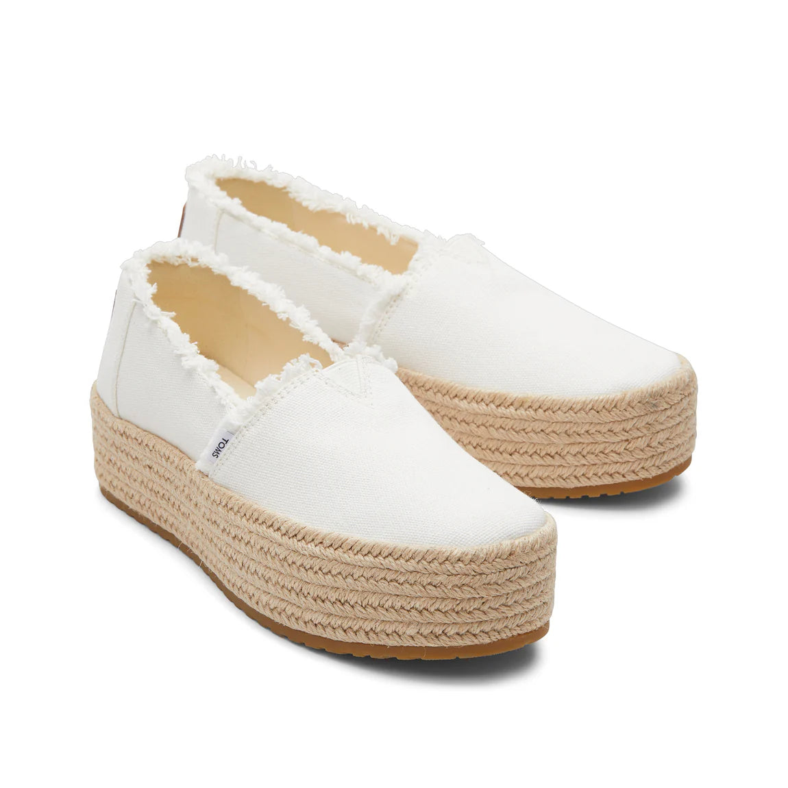 Valencia Canvas Platform in White