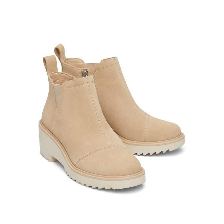 Oat Suede Maude Boot