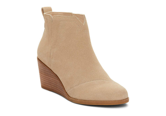 Clare Suede Boot in Oatmeal
