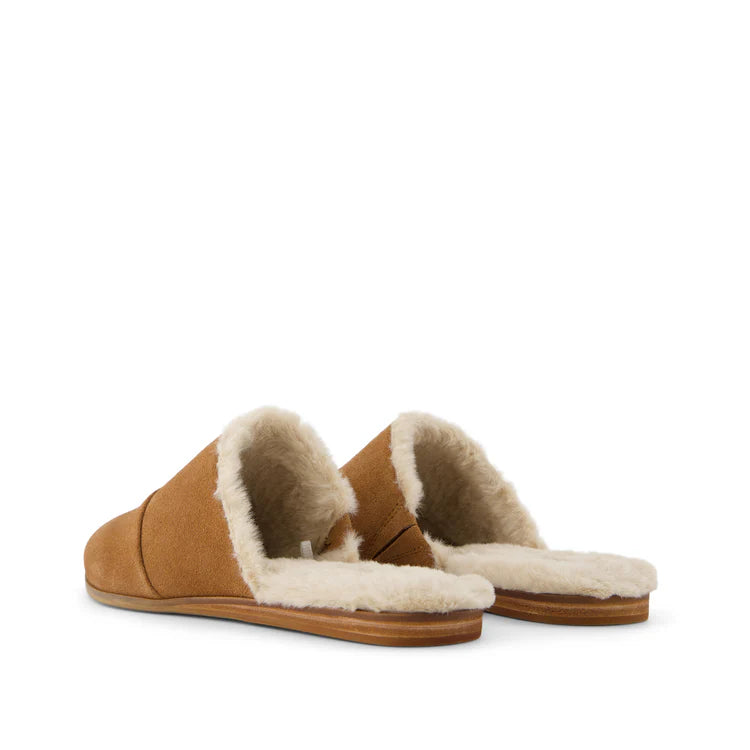 Jade Mule in Cozy Brown