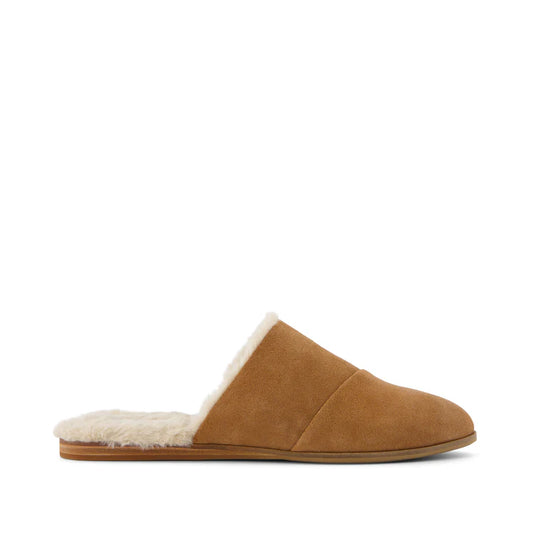 Jade Mule in Cozy Brown