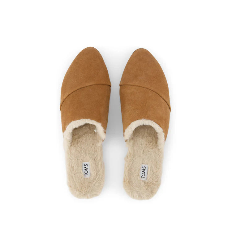 Jade Mule in Cozy Brown