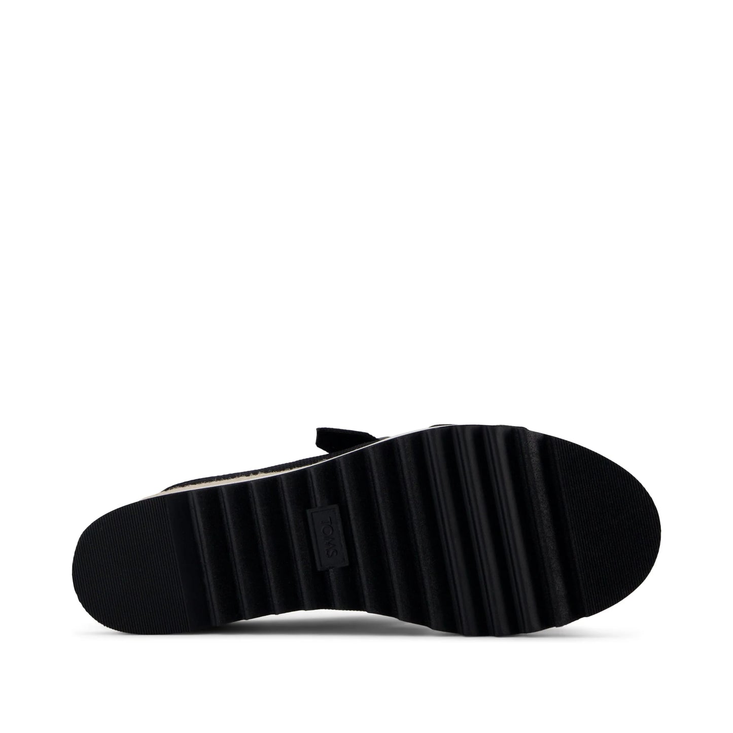 Diana Mule Buckle Wedge Sandal in Black