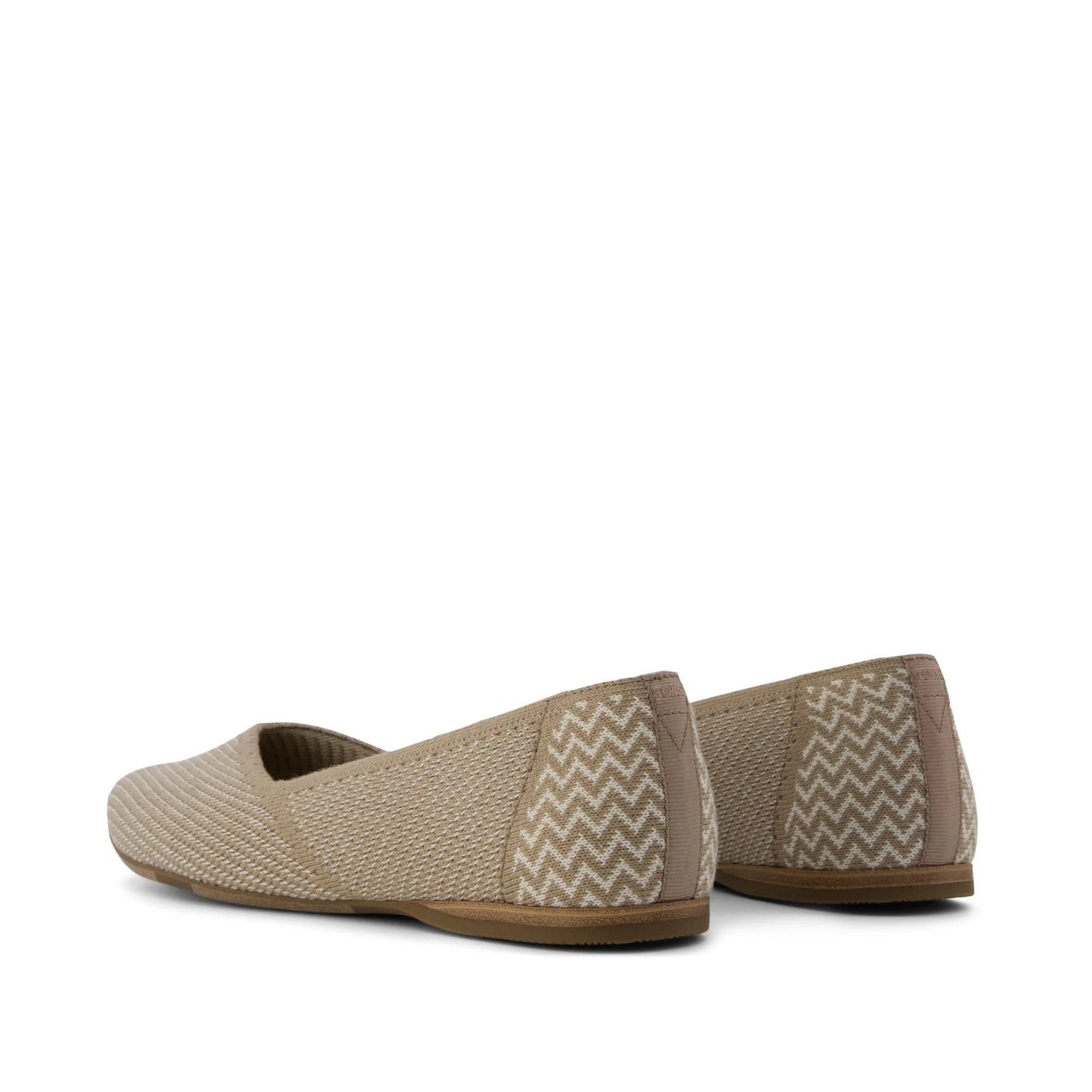 Gemma Flat in Dune Brown Engineered Knit