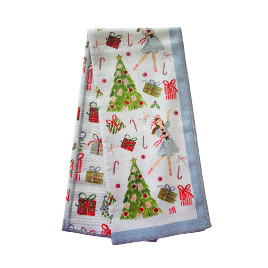 Nutcracker Ballet Double-Sided Tea Towel