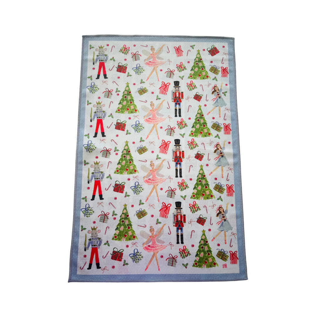 Nutcracker Ballet Double-Sided Tea Towel
