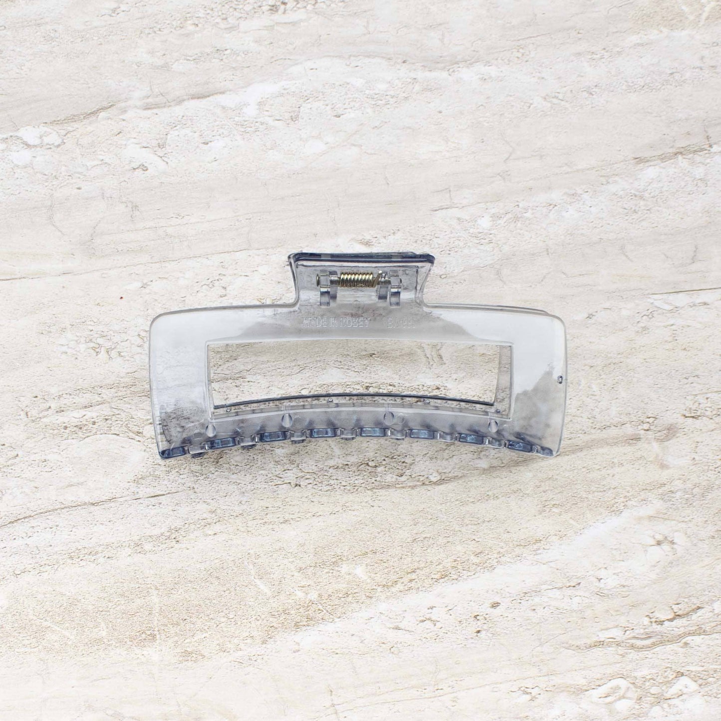 Jumbo Square Hair Clip: Matt Sage