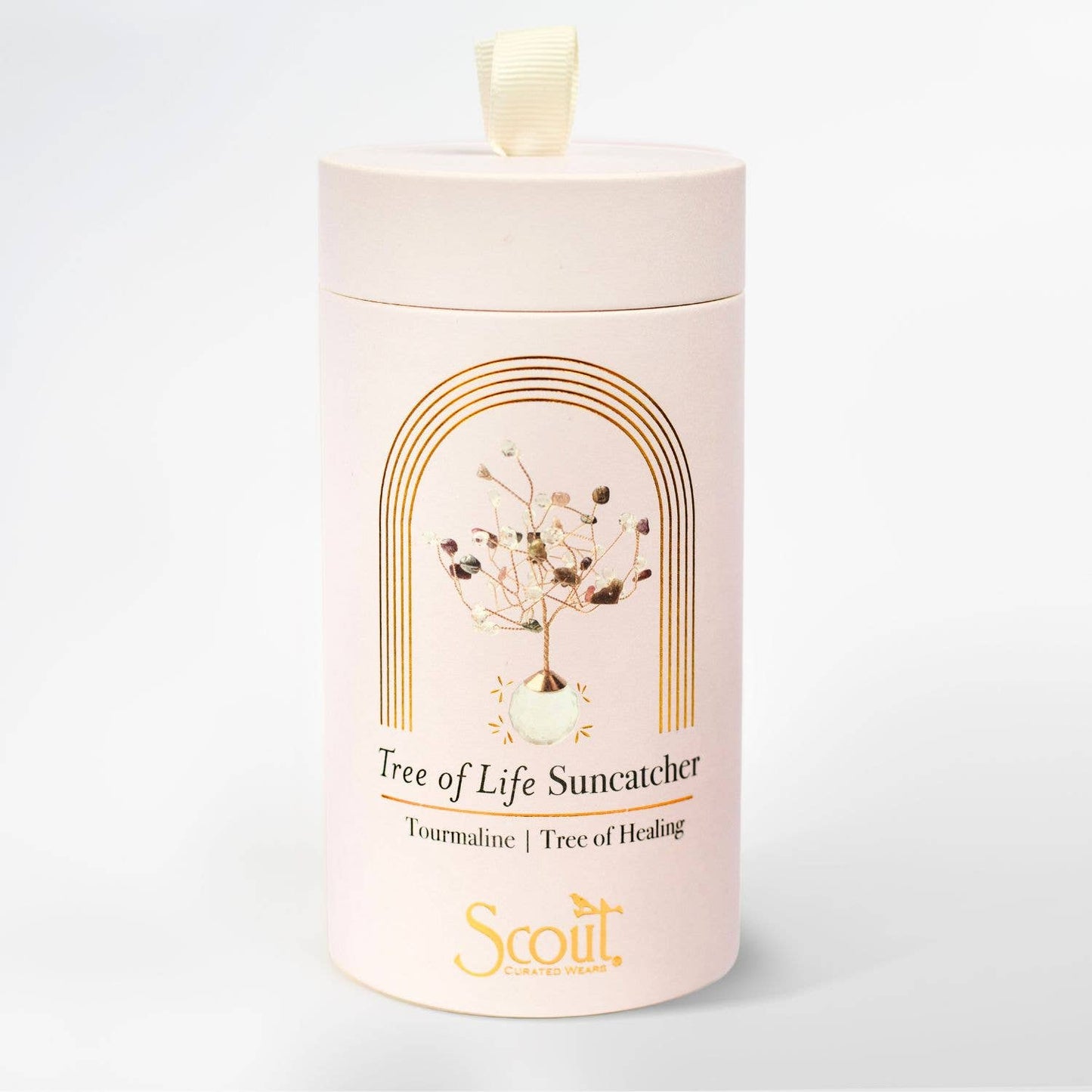 Suncatcher Tree of Life - Tourmaline/Healing/Gold