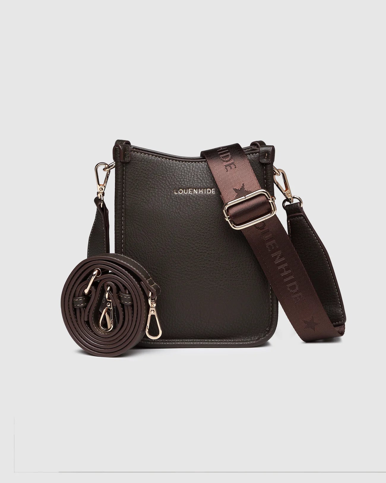 Parker Crossbody Bag in Chocolate