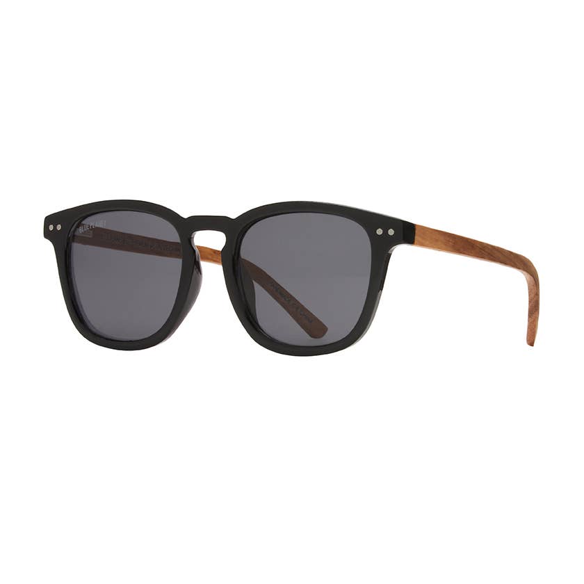 Kai Sunglasses - Onyx /Walnut Wood