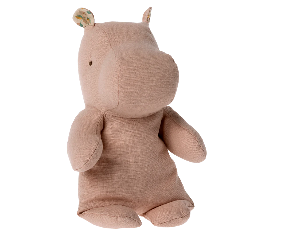 Small Hippo Safari Friend in Soft Rose