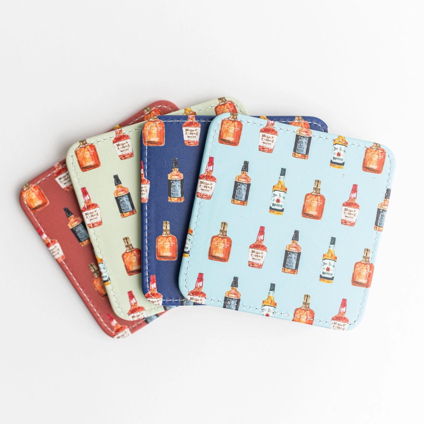 Bourbon Trail Coasters (Set of 4)