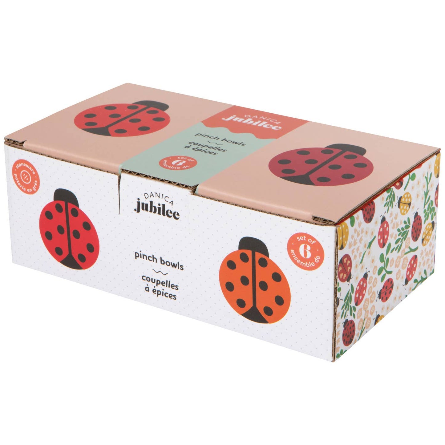 Ladybugs Pinch Bowls (Set of 6)
