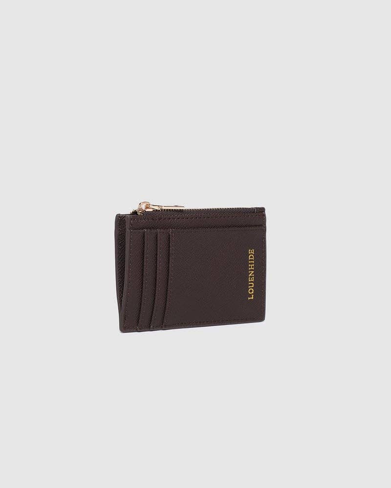 Cara Cardholder in Chocolate