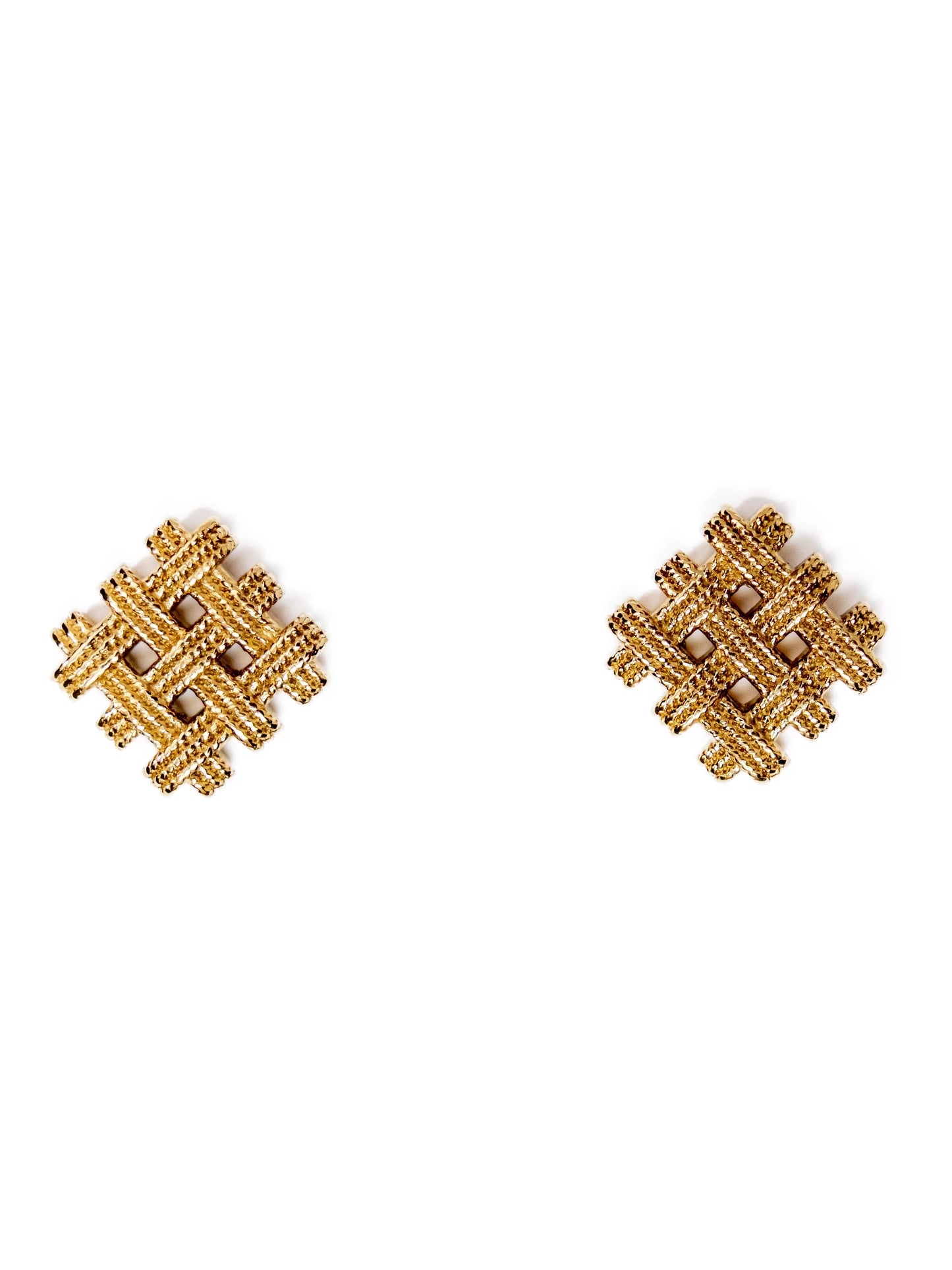Woven Rope Earrings - Waterproof