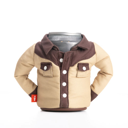 Howdy Beverage Jacket in Taco Tan and Chocolate