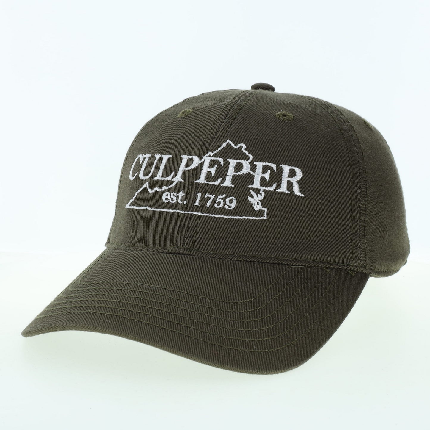 Culpeper Varsity Hat in Dark Olive