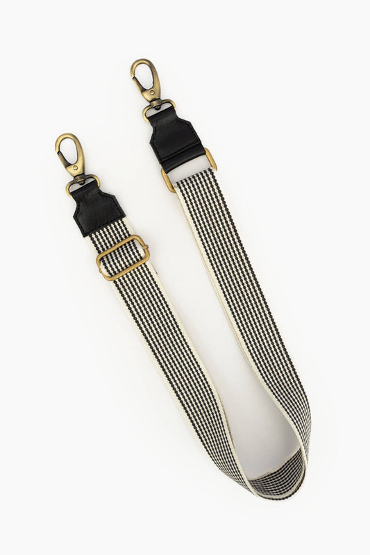 Woven Crossbody Strap in Black