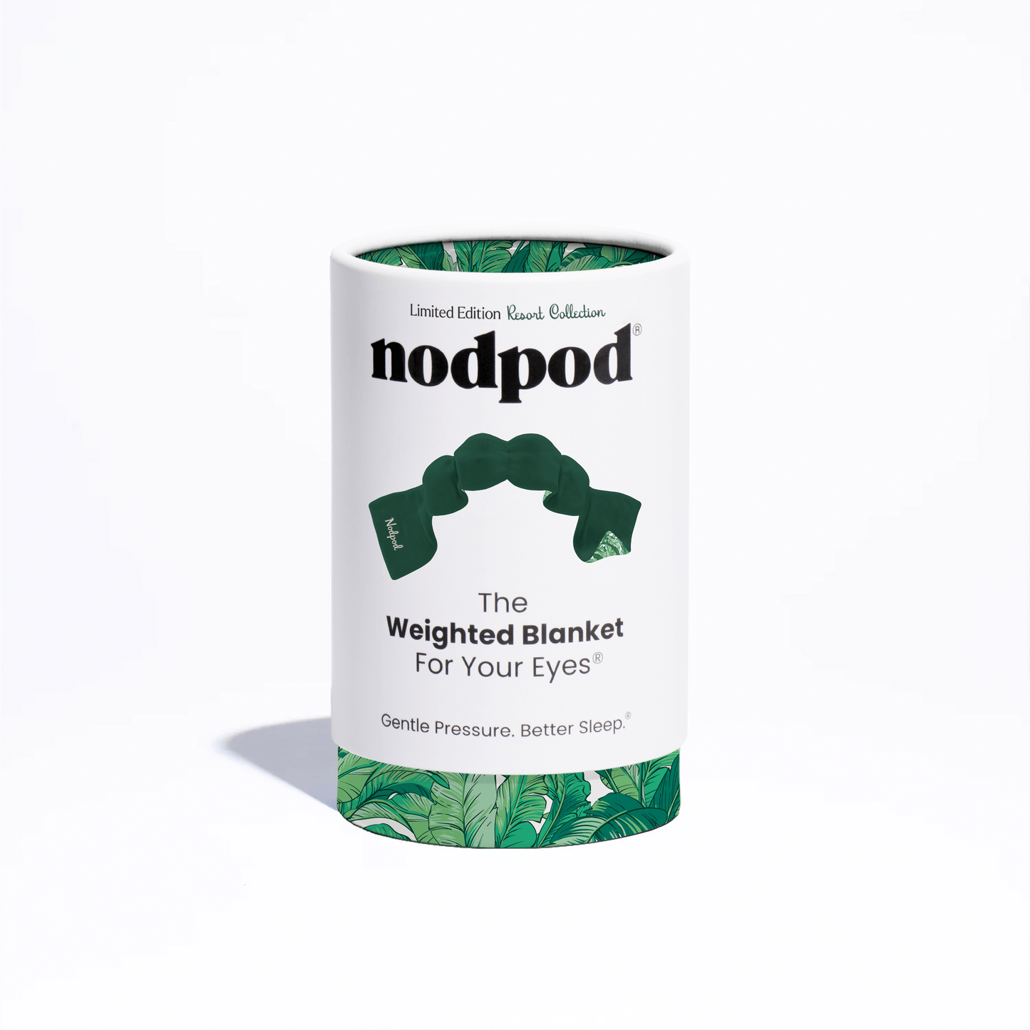 Weighted Sleep Mask - Resort Collection PalmLeaf