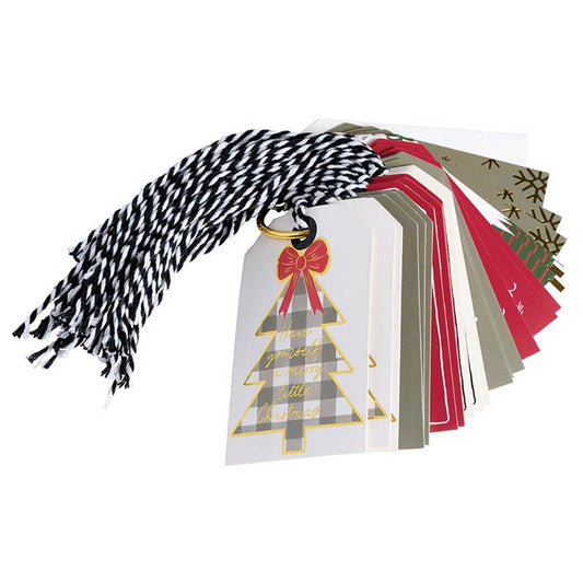 Gift Tag Book - Let It Snow: Cardstock, Metal