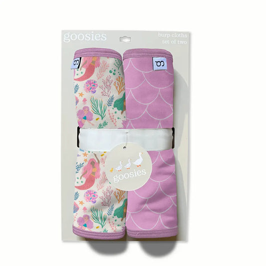 Burp Cloth Set in Mermaid Magic