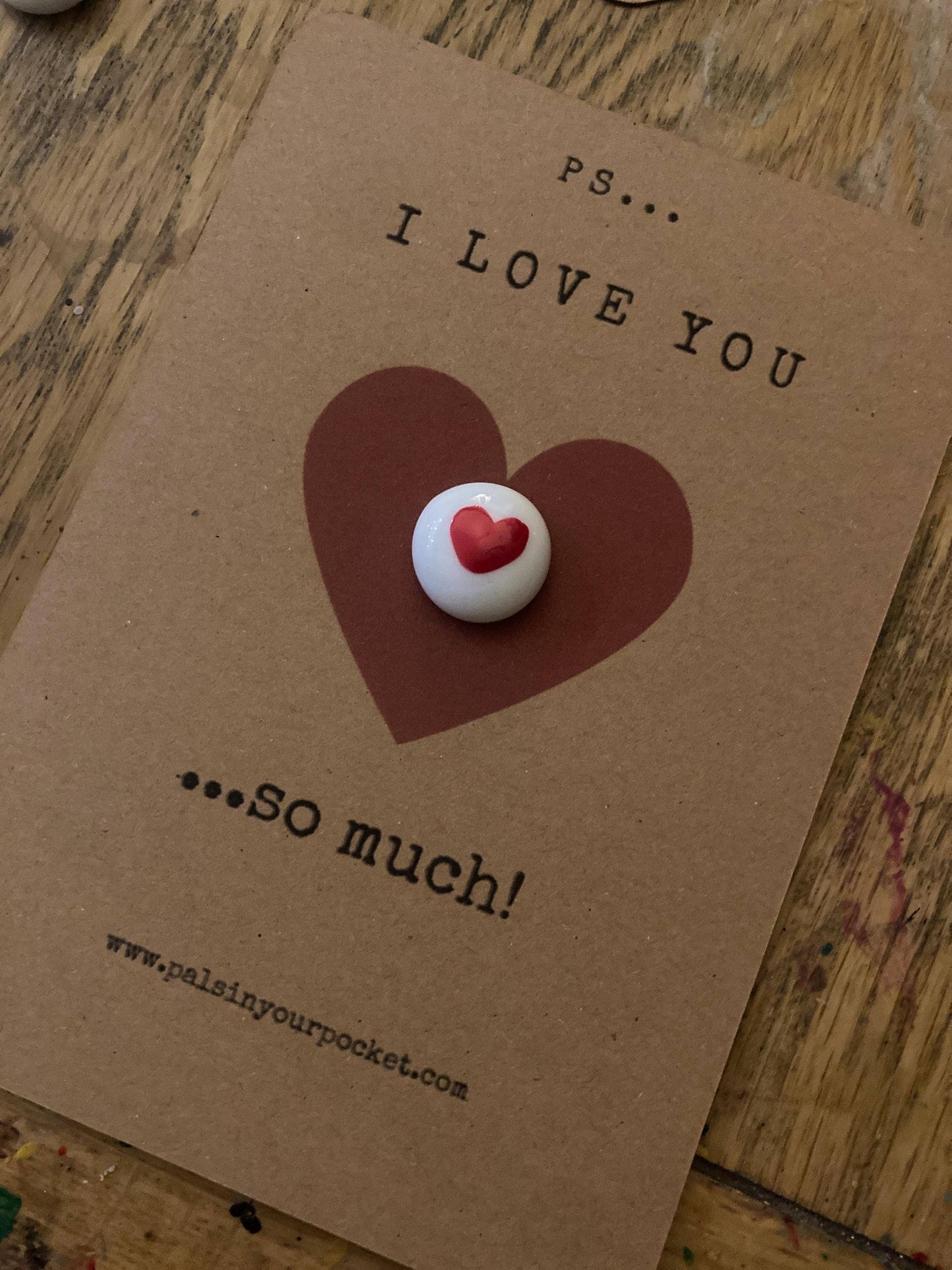 Love You Pocket Hug With Heart Gifts & Greeting Card: So Much…