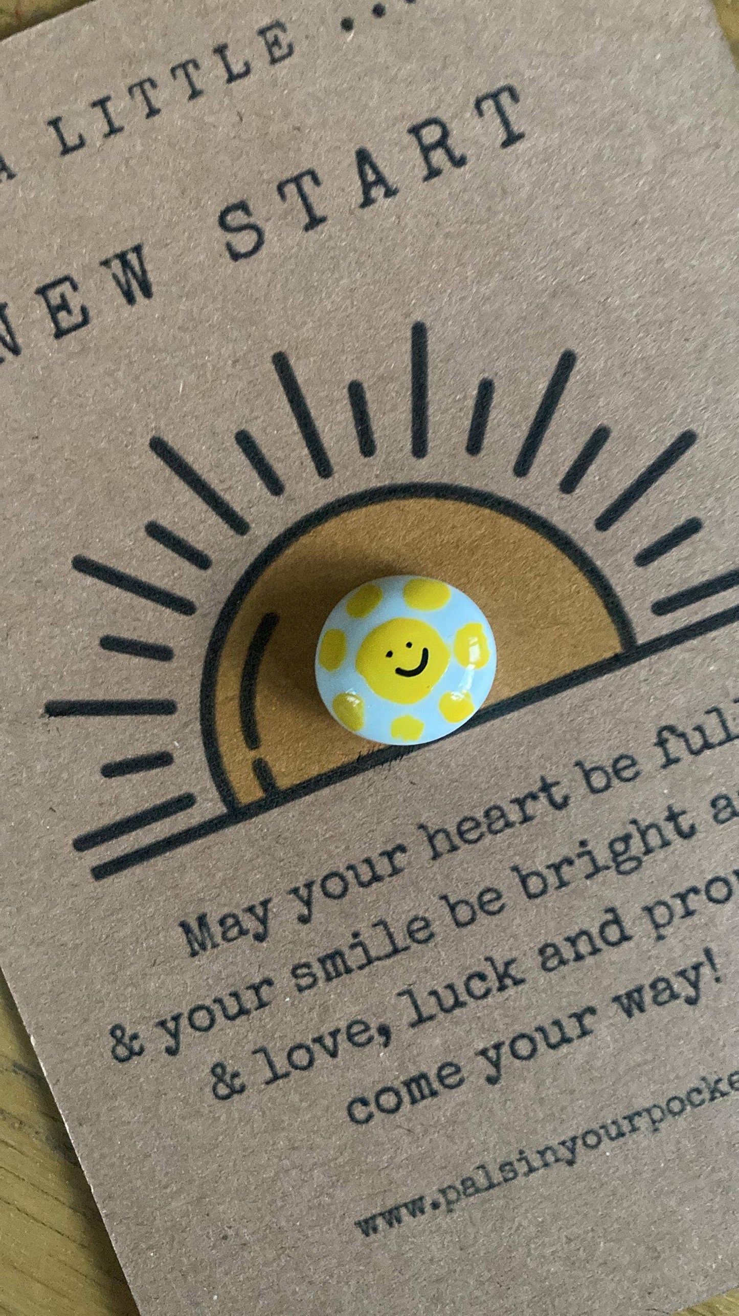 New Beginning Pebble & Card Set For Life Milestones