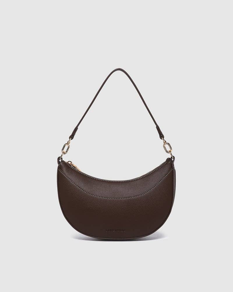 Claudia Shoulder Bag in Chocolate