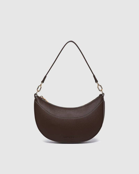 Claudia Shoulder Bag in Chocolate