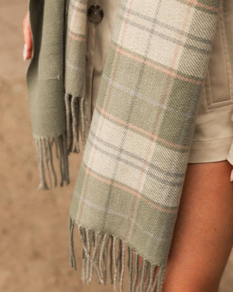 Somerset Scarf in Sage Green