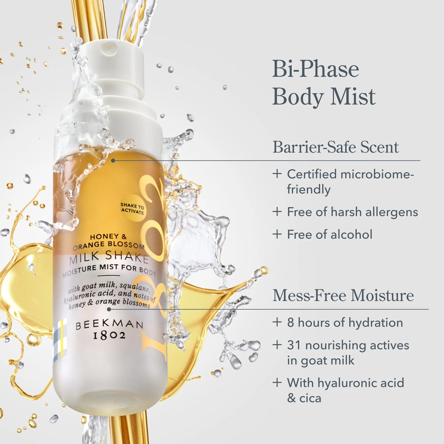 Honey & Orange Blossom Milk Shake Moisture Mist For Body