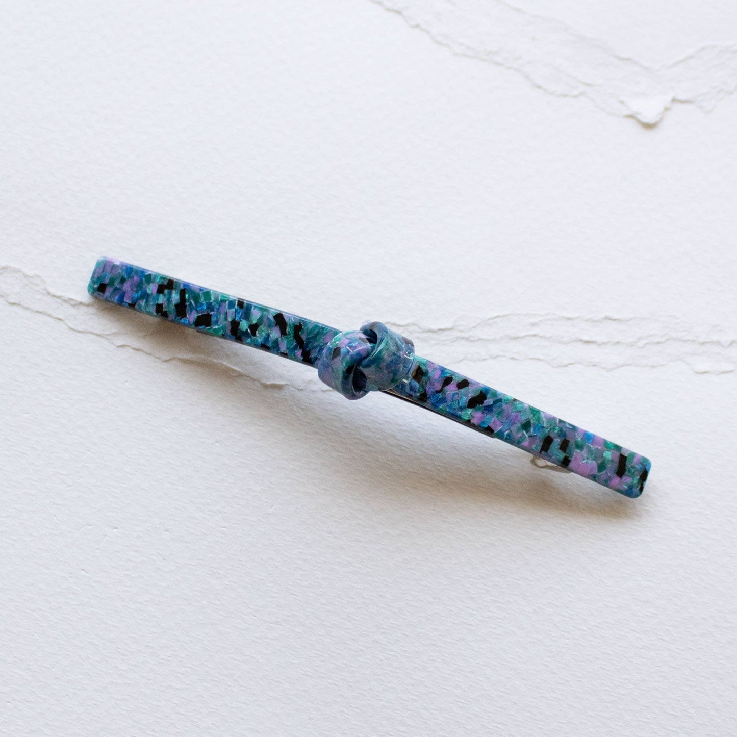 Eco French Twist Hair Barrettes: Taupe Mix