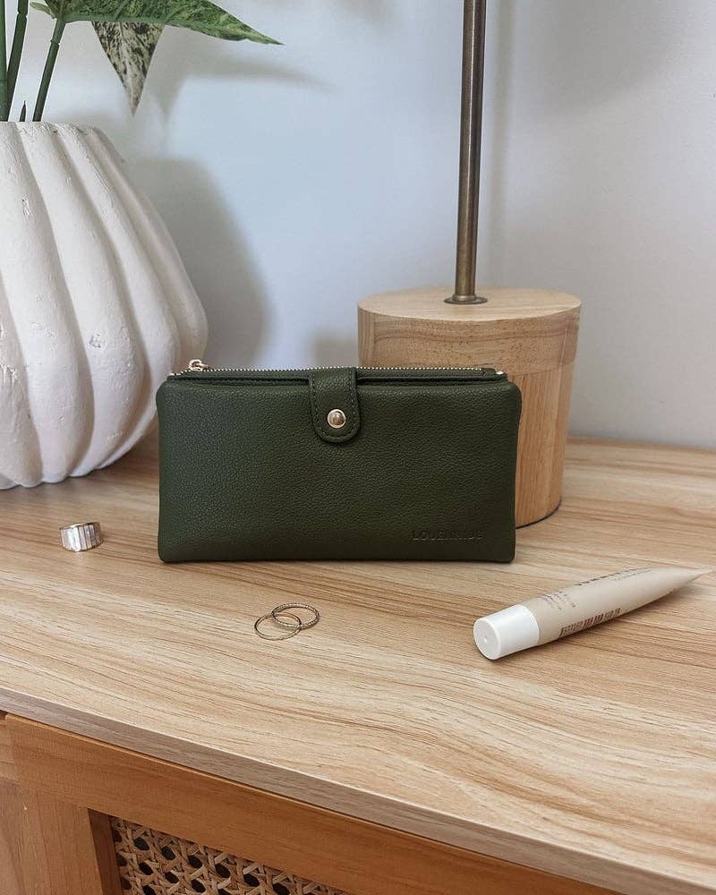 Stella Wallet in Olive