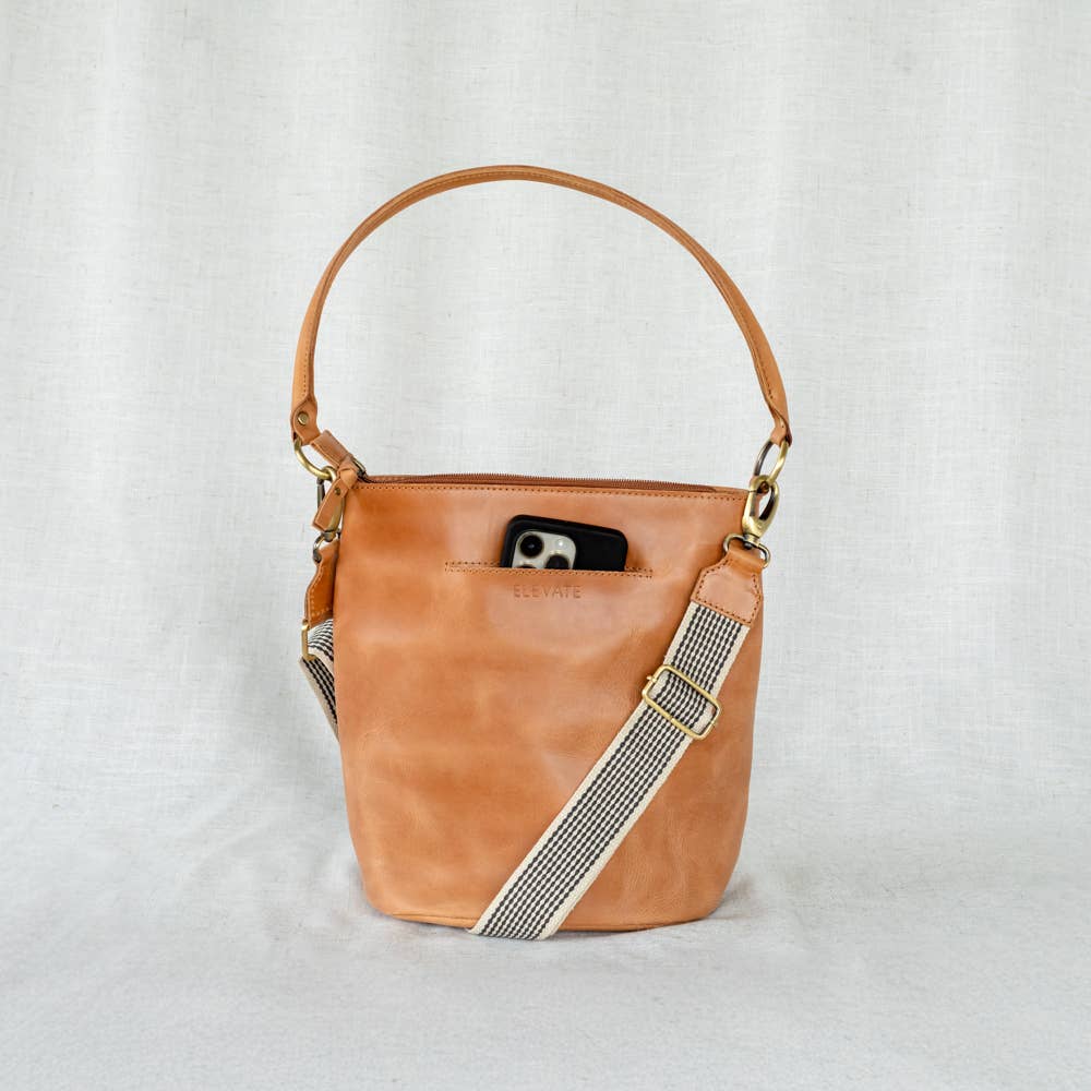Newport Tote Bag in Camel