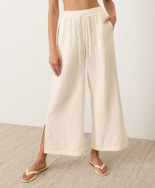 Women's Coastal Double Gauze Split Hem Pant