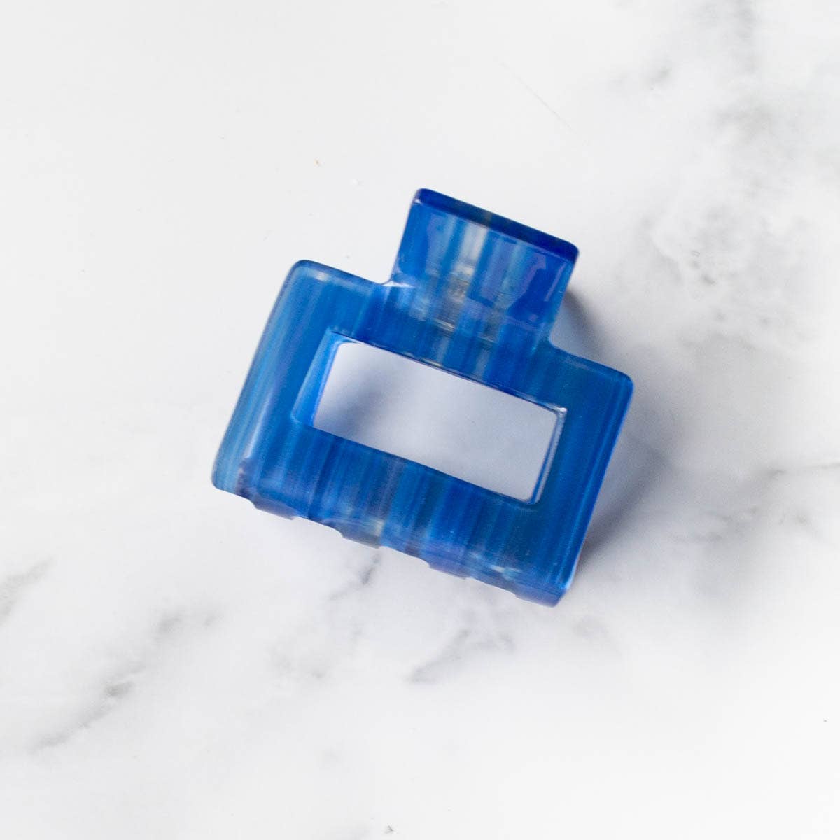 Eco Kylie Cellulose Acetate Hair Clip: Forest Moss