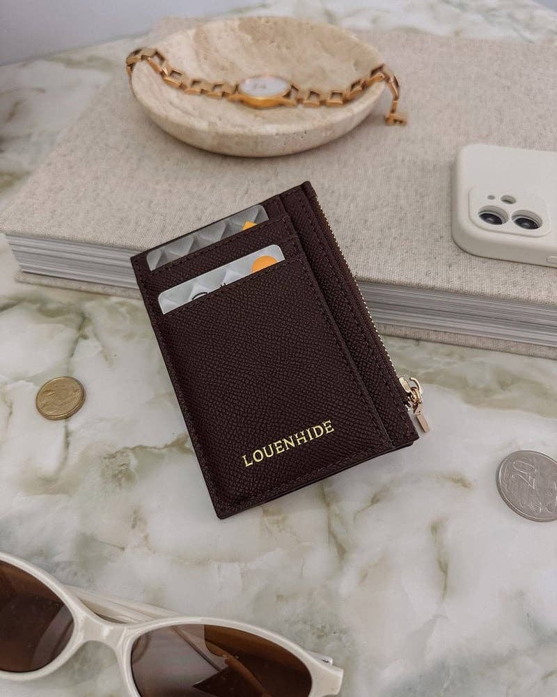 Cara Cardholder in Chocolate
