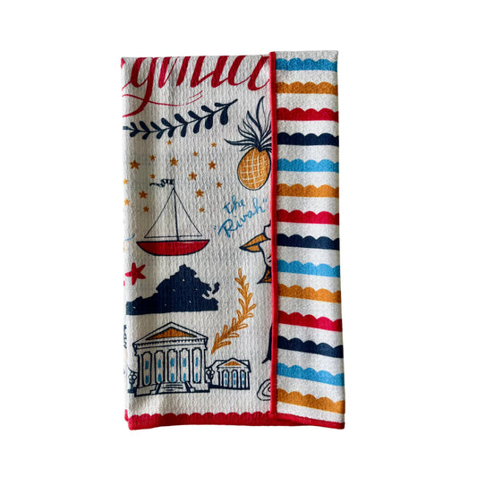 Virginia Love Double Sided Tea Towel