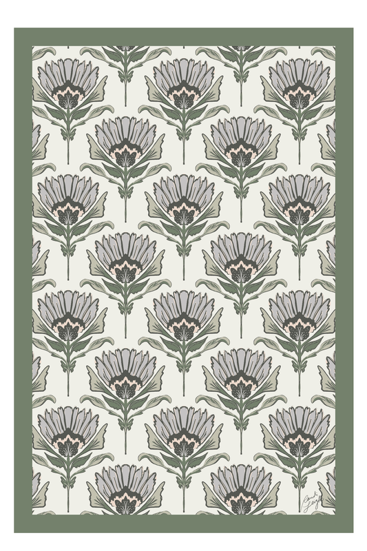 Sage & Bloom Double Sided Tea Towel