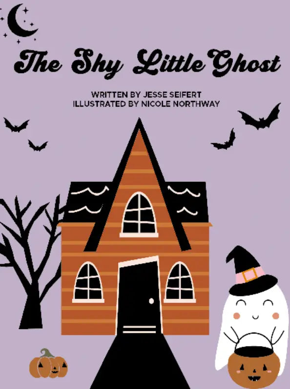 Shy Little Ghost Halloween Board Book