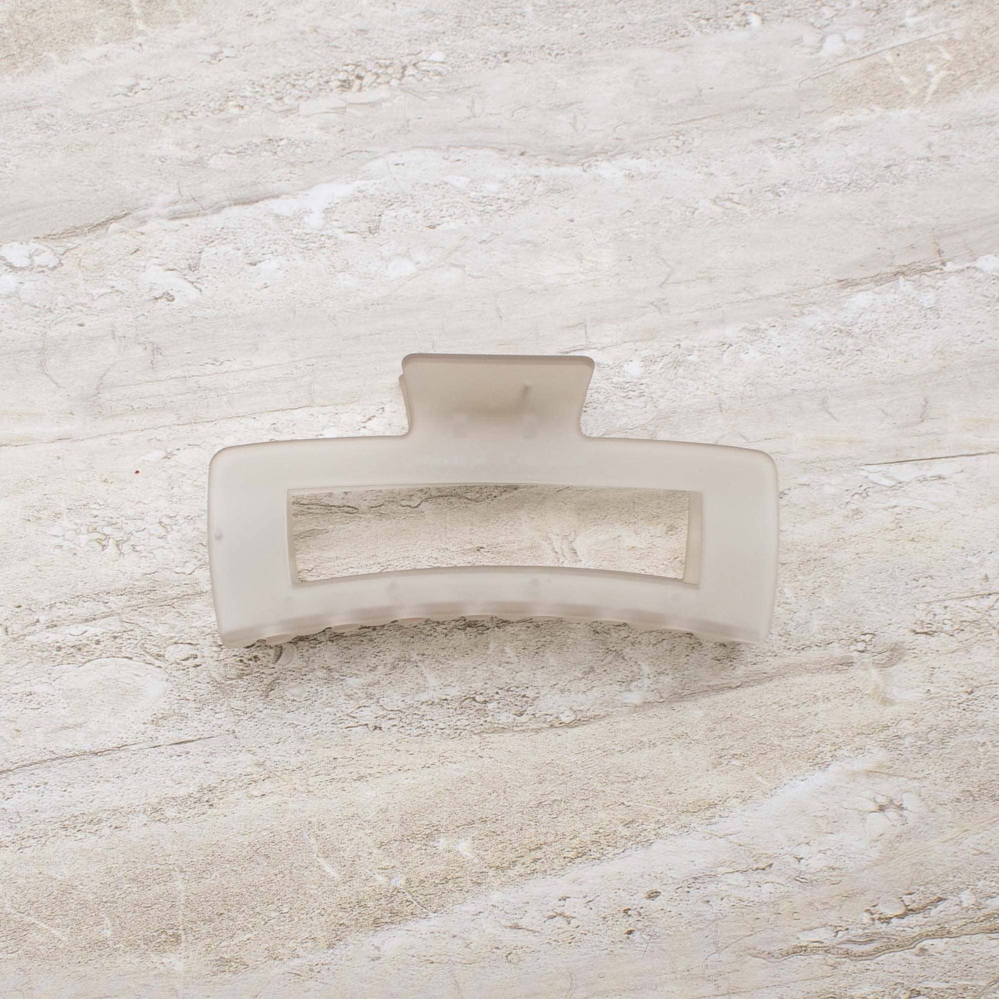 Jumbo Square Hair Clip: Matt Sage