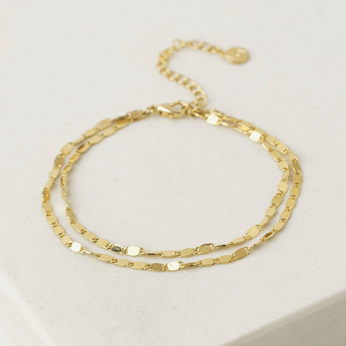 Cleo Double Bracelet in Gold