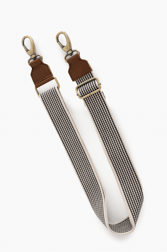 Woven Crossbody Strap in Chestnut