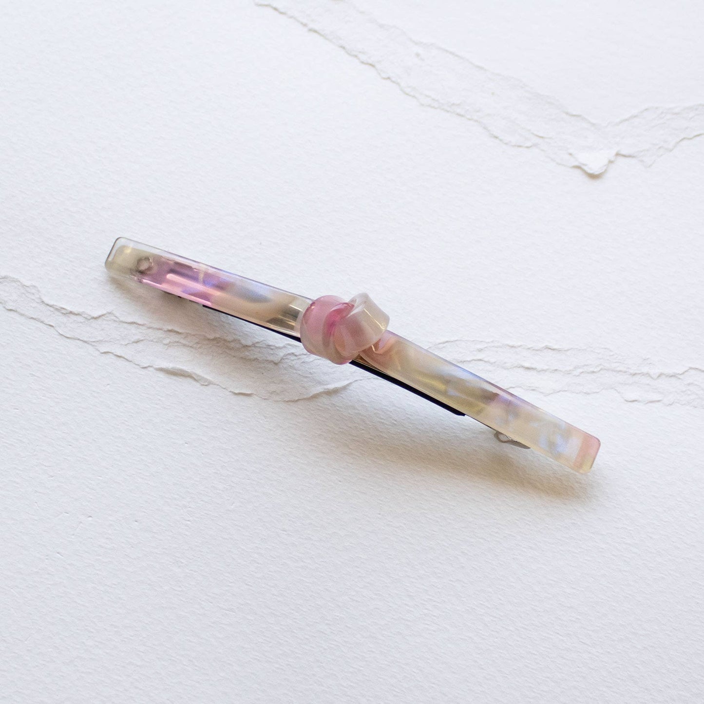 Eco French Twist Hair Barrettes: Taupe Mix